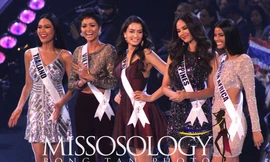 H'hen Niê lọt vào top 5 Chung kết Hoa hậu Hoàn vũ 2018.