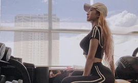 'Hot girl phòng gym' sở hữu khuôn mặt thiên thần