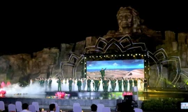 Xúc động 'Khúc tráng ca hòa bình' tại điểm cầu Quảng Nam