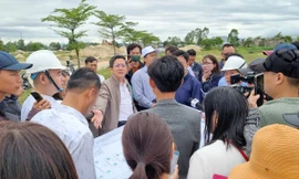 Lãnh đạo Quảng Nam kiểm tra hiện trường 3 dự án BĐS "bê bối" của Bách Đạt An 