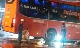 2 vợ chồng bị xe khách tông tử vong trên đường đi phụ hồ về