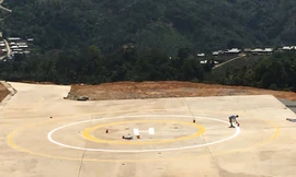 Đà Nẵng xây bãi đáp trực thăng ở các xã miền núi để phòng chống thiên tai