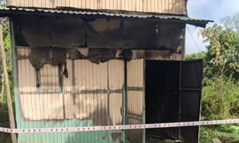 Chốt bảo vệ rừng ở Quảng Nam bị phóng hỏa