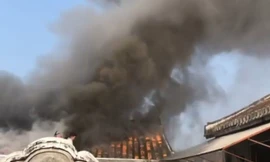 Cháy nhà khu phố cổ, khói bao trùm Hội An