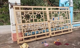 Hiện trường vụ việc. Ảnh CTV