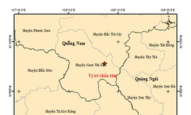 Động đất 3.8 độ richter ở Quảng Nam, cảm nhận rõ nhà cửa rung lắc mạnh