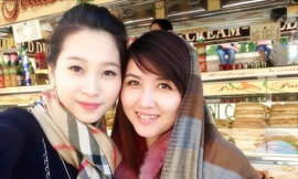 Hoa hậu Thu Thảo khoe chị gái không kém phần xinh đẹp