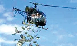 ‘Mưa tiền’ ở Mỹ