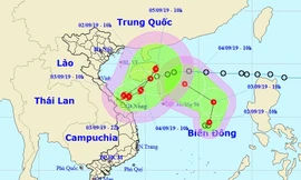 Hướng đi của 2 áp thấp nhiệt đới trên biển Đông