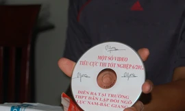 Cấm phát tán thông tin vi phạm quy chế thi