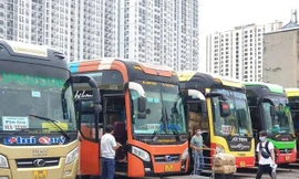 Đã có nhiều địa phương đồng ý thí điểm mở lại vận tải xe khách liên tỉnh. (Ảnh: CTV/Vietnam+)
