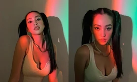 Rò rỉ clip ngực táo bạo, Tiểu Vy khiến Vnet 'phụt máu mũi' vì 'căng đét' hơn cả Ngọc Trinh