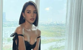 Tiểu Vy tiếp tục khoe ngực căng tràn nóng bỏng, sắp trở thành nàng Hậu gợi cảm nhất