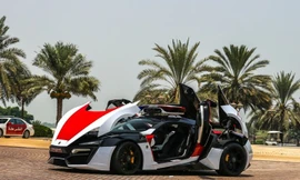 Cận cảnh siêu xe triệu đô của cảnh sát Abu Dhabi