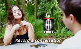 Điện thoại thông minh điều khiển bằng vuốt tóc.