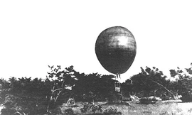 Chiếc khinh khí cầu được cho là của Hary Rogen và Derick Noidon trước khi bị Vệ binh cách mạng Cuba bắn hạ.