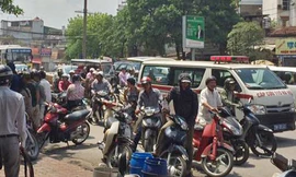 Hiện trường vụ việc. Ảnh: Otofun.