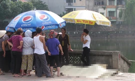 Hiện trường nơi phát hiện xác người đàn ông. Ảnh: T.N