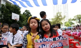 Chương trình "Thiếu nhi Việt Nam - Vươn ra thế giới" được triển khai từ ngày 15/10 đến tháng 4/2020. 