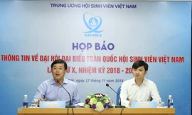 Bí thư thứ nhất T.Ư Đoàn, Chủ tịch T.Ư Hội Sinh viên Việt Nam Lê Quốc Phong nhấn mạnh Đại hội sẽ tăng cường ứng dụng công nghệ thông tin, đổi mới, sáng tạo.