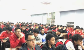 Đông đảo sinh viên tham gia Hội thảo giới thiệu về học bổng Mitsubishi học đại học tại Nhật Bản năm học 2020 - 2021 nhằm tìm kiếm cơ hội du học tại Nhật Bản