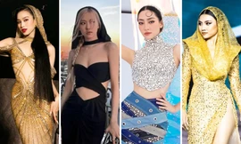 Hoa hậu Đỗ Thị Hà, Rosé BLACKPINK đẹp hút hồn với phong cách "nữ thần"