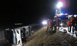 Tai nạn xe buýt tại Pháp, một thiệt mạng