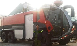 Xe chữa cháy triệu đô về Việt Nam