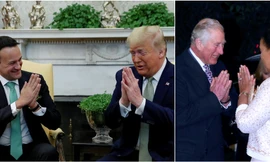 Các lãnh đạo thế giới gặp nhau không bắt tay, mà chào hỏi nhau theo kiểu chào của người Ấn Độ.