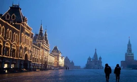 Quảng trường đỏ của Nga thời đại dịch COVID-19.