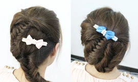 Đẹp lạ với tóc tết chéo