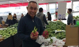 Thanh long Việt Nam bán tại Úc hơn 200.000 đồng một kg