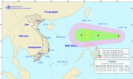 Áp thấp nhiệt đới nhiều khả năng sẽ vào biển Đông trong vài ngày tới