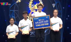 Chu Đức Huy (THPT Sóc Sơn, Hà Nội) giành chiến thắng cuộc thi tuần 3 tháng 1 Quý 3 Đường lên đỉnh Olympia