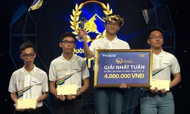 Đỗ Thành Đạt giành vòng nguyệt quế cuộc thi. Ảnh: FB chương trình