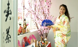 Giới trẻ Hà thành trải nghiệm trà đạo, kimono