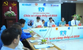 Chương trình họp báo có sự tham gia của lãnh đạo T.Ư Hội LHTN Việt Nam phối hợp với Bộ Giáo dục và Đào tạo, Bộ Lao động Thương binh và Xã hội, Tập đoàn Thiên Long