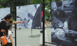 Xúc động gần 100 ảnh về hành trình sinh nở 'Chờ-Đau-Khóc-Chạm-Ti' 