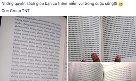 Ngã ngửa những trang sách chỉ một từ 'ha'