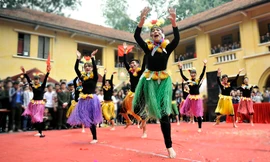 Nam thanh nữ tú Học viện An ninh 'bốc lửa' tranh tài dân vũ