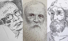 Nam sinh Hải Dương gây bão mạng với tranh vẽ bằng công thức, số học