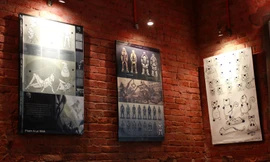 Triển lãm hình vẽ phác thảo Dế Mèn phiêu lưu ký