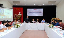 Phó Tổng biên tập báo Tiền Phong Trần Thanh Lâm phát biểu tại chương trình