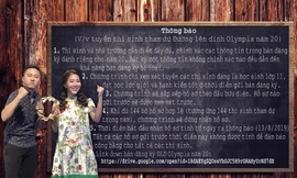 Xôn xao thông tin tuyển thí sinh Đường lên đỉnh Olympia năm thứ 20