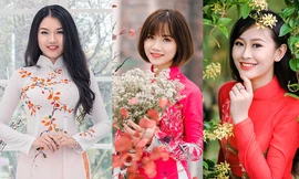 21 nam thanh nữ tú khoe sắc đua tài chung kết iMiss Thăng Long. Ảnh: Julia Wedding