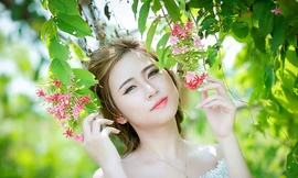 Ngắm thí sinh iMiss Thăng Long diện áo cưới tinh khôi