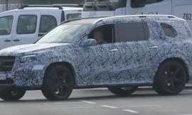 Mercedes-Benz GLS 2019 rò rỉ hình ảnh chạy thử trên đường.