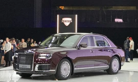 Aurus Senat, mẫu xe siêu sang Nga mới ra mắt tại Moscow Motor Show. Ảnh: Autocar
