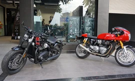 Loạt xe mô tô khủng của Triumph 'khoe mã' tại Hà Nội