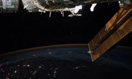 Hình ảnh đêm tuyệt đẹp của Trái Đất được ghi lại từ trạm vũ trụ ISS